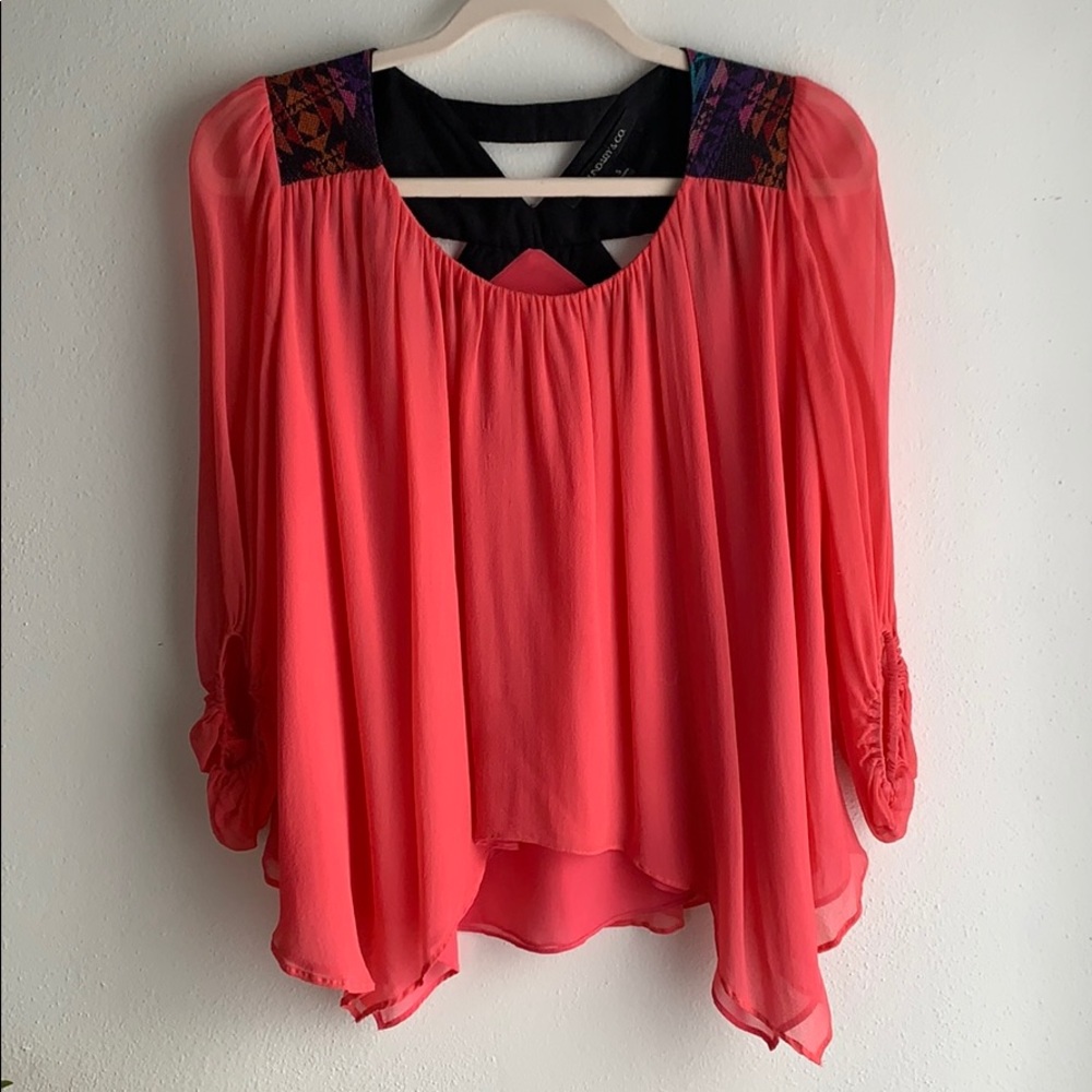 Silk blouse size small